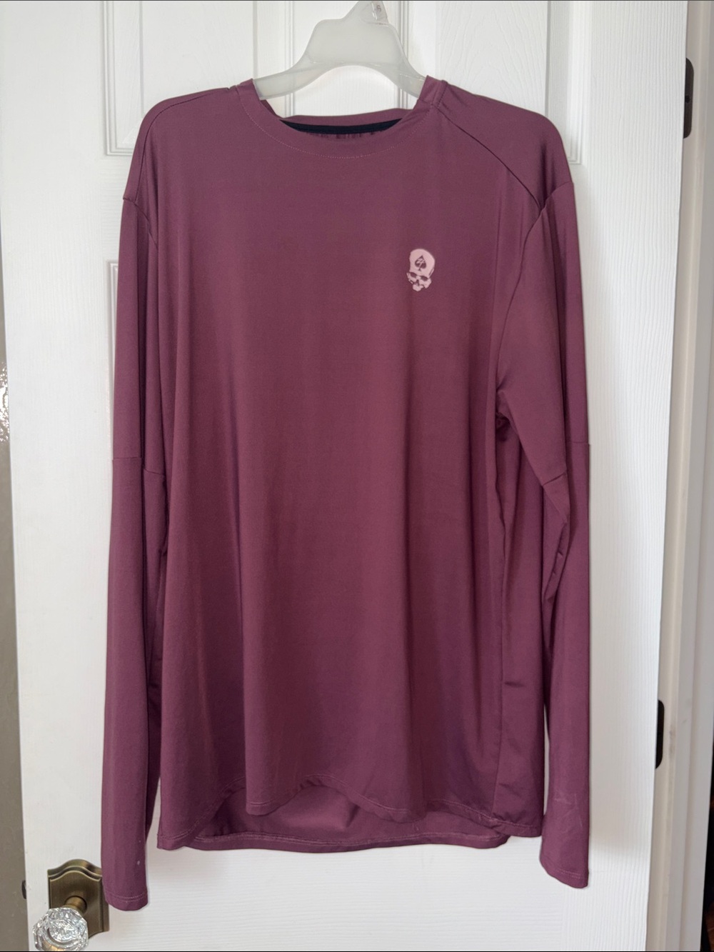 Men's Long-Sleeve Performance Tee - Dusty Mauve